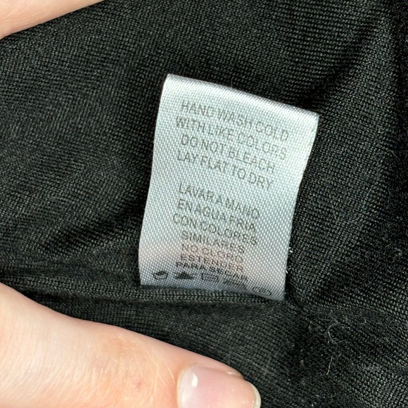 Hearts & Hips Black Bodysuit with snap closure EUC - Picture 5 of 5